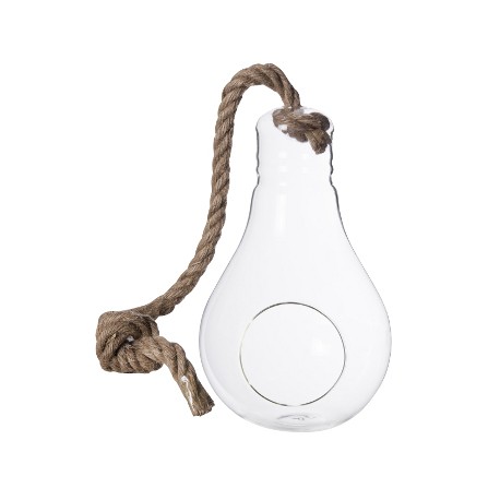 Hanging light bulb (h)30x(d)18cm