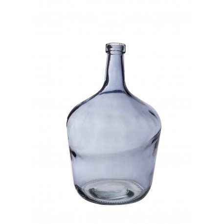 Dame jeanne bonbonne vase forme bouteille en verre recyclé transparent